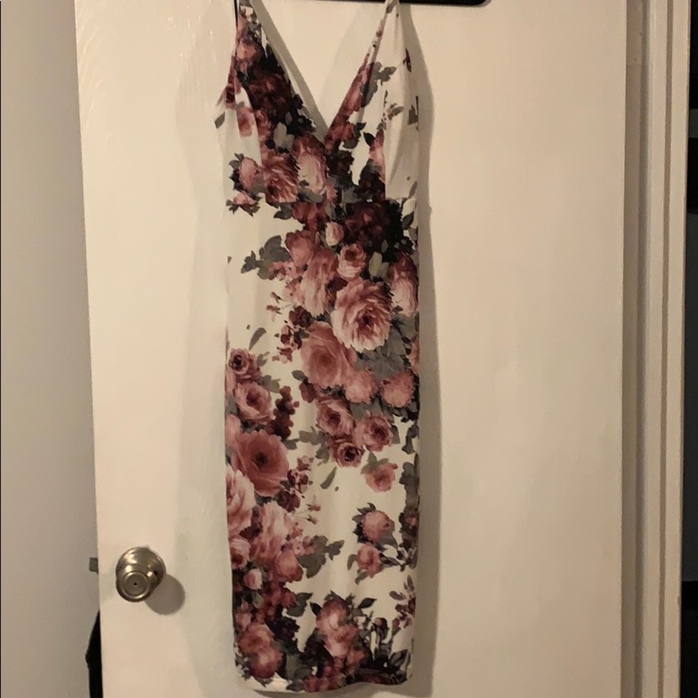 Guess floral bodycon dress